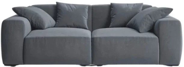 Comfy Home Furnitures 3 Seater Sofa Couch Velvet 3 Seater Sofa