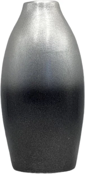 Africa Ceramics Vase AC 23x9cm Single Stem - Silver Ombre Ceramic Vase